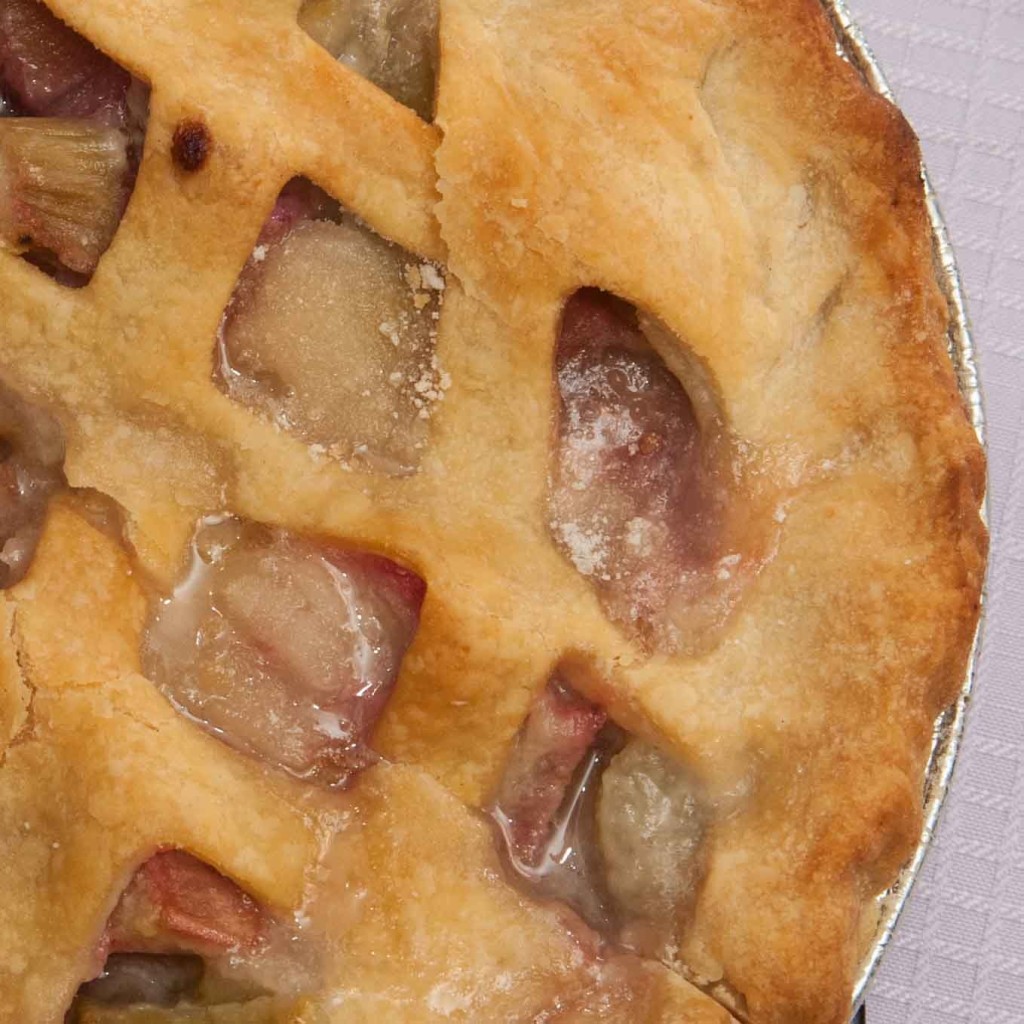 Rhubarb Pie, Photo by Diane and Doug Russell
