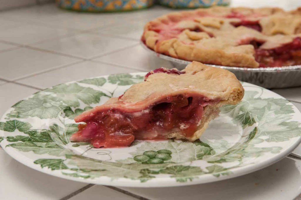 Strawberry Rhubarb Pie, Photo by Diane & Doug Russell