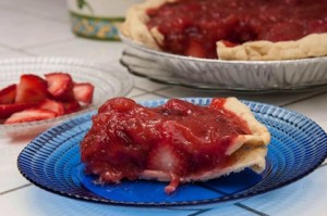 Fresh Strawberry Glaze Pie, photo by Diane & Doug Russell